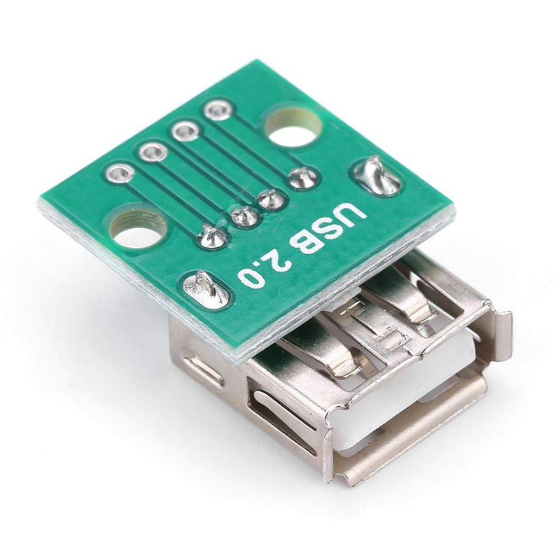 10 x USB Port Plate Type A Female Breakout Gasket 2.54mm Pitch Adapter Dip Connector