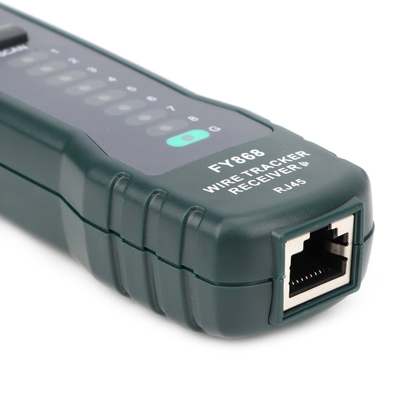 Nikou Cable Tracker - Multifunctional Telephone Network Cable Tester FY868 RJ45 RJ11 BNC LAN Wire Tracker Kit