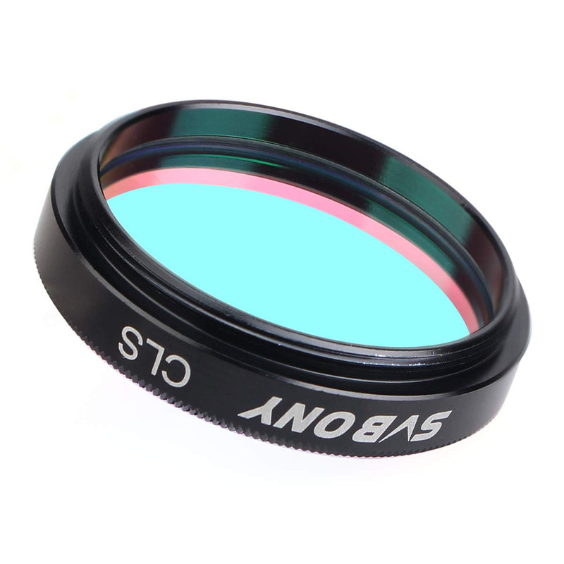 SVBONY Telescope Filter 1.25 inches CLS Filter City Light Pollution Reduction Filter Broadband Filter Suitable for Deep Sky Visual Astronomical Photography 1.25 inch