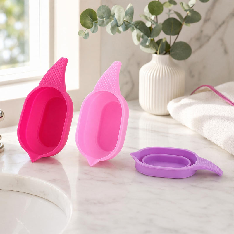 Pack of 3 Urine Cups Reusable Urine Cup Urine Collector | for women collapsible collection cup urine sample cup sample container urine sample cup for ovulation test sph test