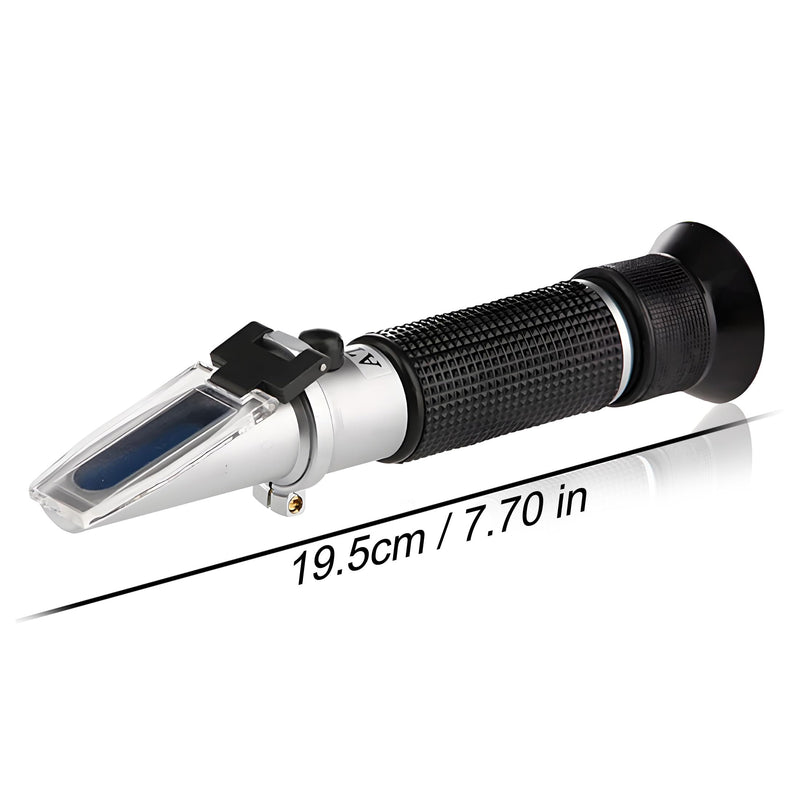 Seawater Salinity Refractometer, Automatic Temperature Compensation Seawater Salinity Hydrometer, 0-100ppt & 1.000-1.070 Salinity Specific Gravity Tester for Aquarium,Pool, Tank, Marine, Fishkeeping Seawater Salinity Refractometer