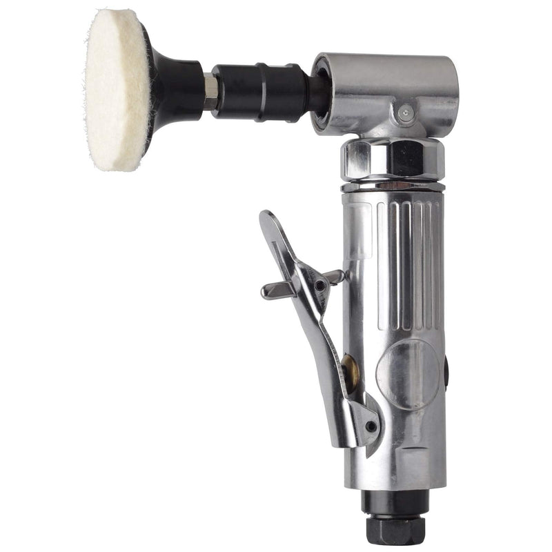 1/4 inch angle air die grinder with 22 pcs 2-inch quick change sanding discs, polished color angle pneumatic die grinder, air die grinder kit