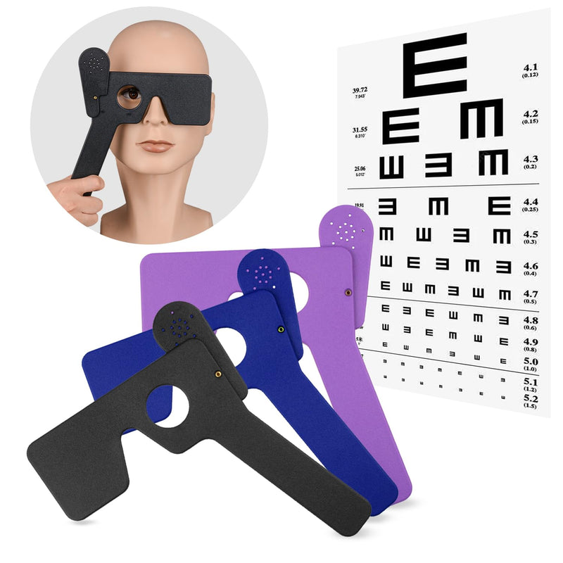 Eye Occluder with 14 Holes for Ophthalmologists, Orthopedists and Optometers for Eye Examination