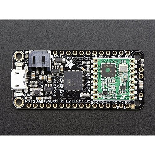 RF Development Tools Adafruit Feather 32u4 RFM69HCW Packet Radio - 868 / 915 MHz