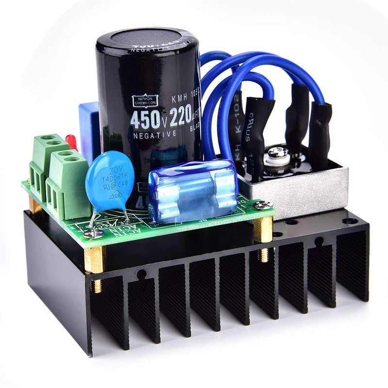 0-220V AC / 0-311V DC 10A Rectifier Board Power Supply Board Rectifier with lightning protection tube, NTC surge current and fuses