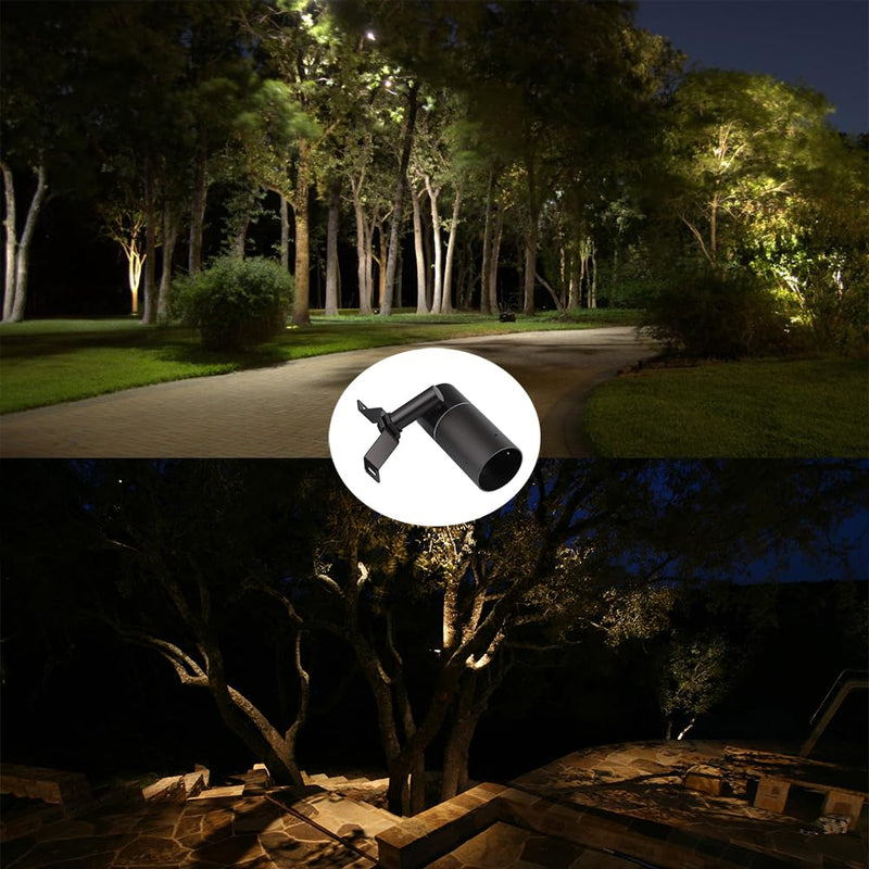 Landscape Lighting Moonlight,Outdoor Landscape Downlights,Cast Aluminum Low Voltage 12-24 AC/DC Replaceable MR16 LED Bulb Tree Mount Down Light Wall Surface Lights Bronze Finish