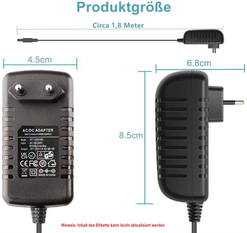 AC Adapter 12 V 2 A Power Supply AC 220 V to DC12 V 500 mA 1000 mA 1500 mA 2000 mA Power Driver 5.5 mm with 8 DC Plug Adapters Inverter Charger Transformer AC-DC Adapter (DC12V~2A) DC 12 V - 2 A