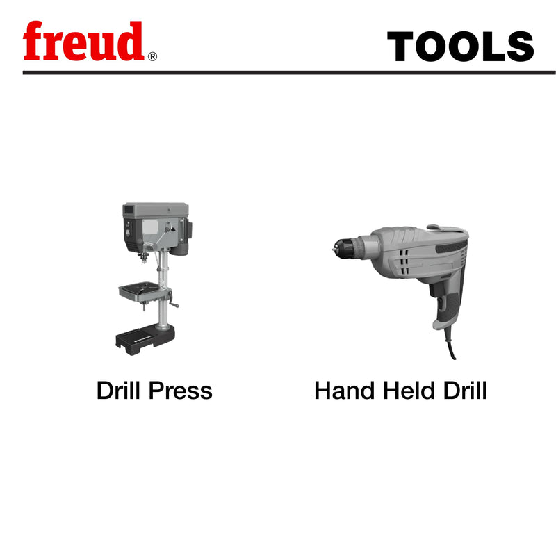 Freud PB-016: Precision Shear™ Serrated Edge Forstner Drill Bit 2-1/8-inch