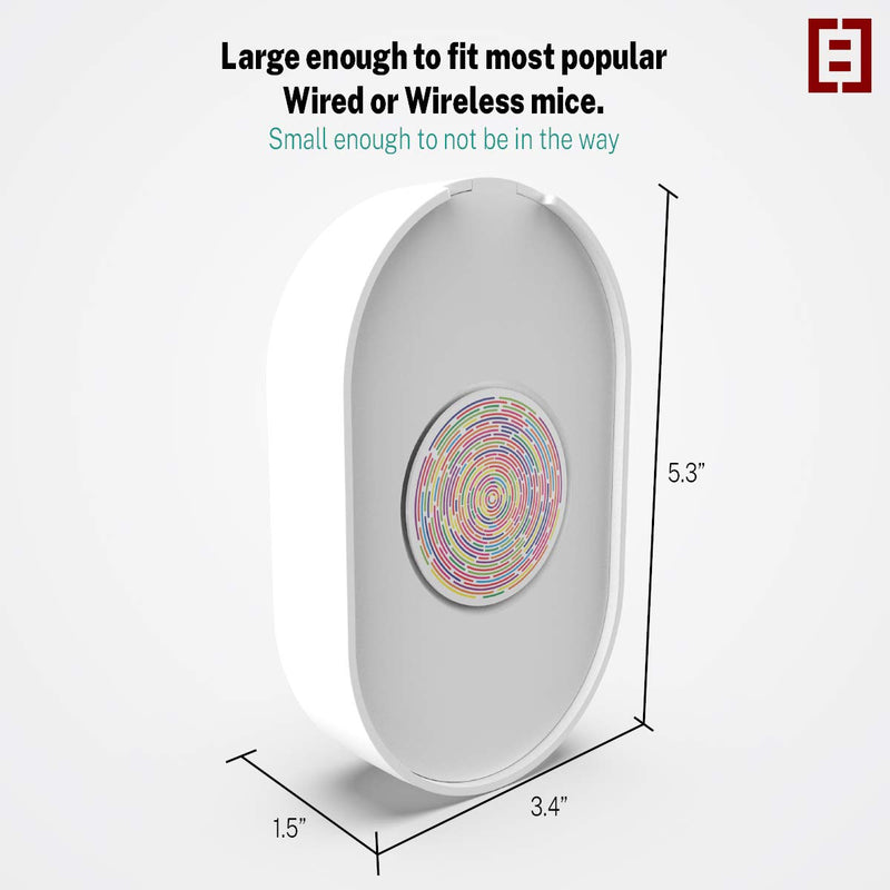TECH8 USA Mouse Mover, Undetectable Mouse Jiggler for Laptops and PC Computers with Software-Free, Random Automatic Movement, Not for Apple Mouse - Made in Austin with US & Imported Parts, Maze