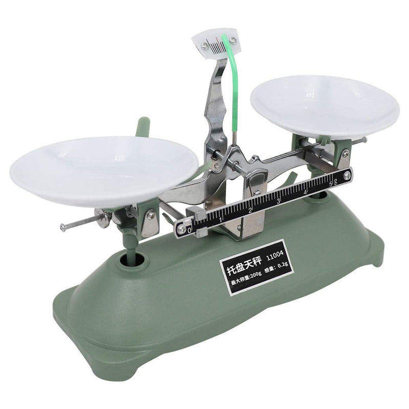 MUYIRTED 200g mechanical scale, pallet scale with 5g 10g 20g 50g 100g laboratory calibration weight