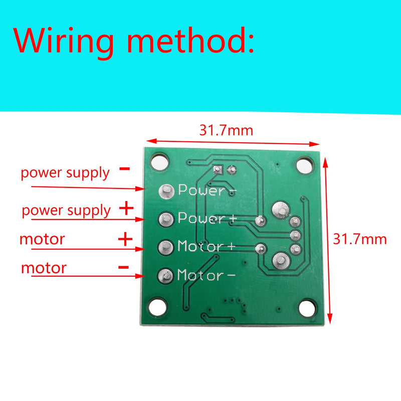 RUNCCI-YUN 2pcs 1.8V 3V 5V 6V 12V 2A PWM motor speed controller, DC speed controller 12v, motor speed switch controller potentiometer switch 1803BW