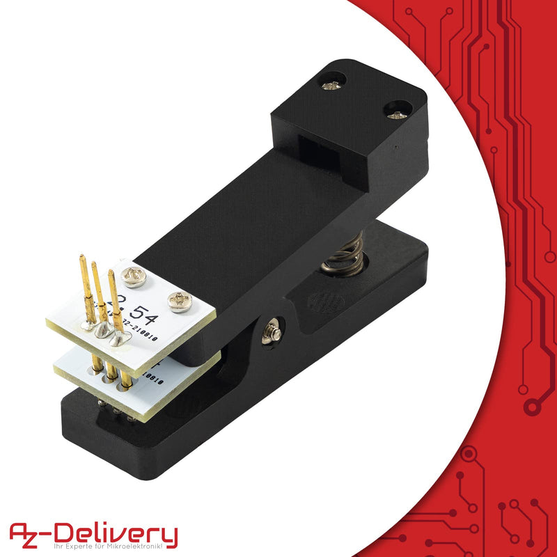 AZDelivery 1 x 3 Pin Module Test Tool PCB Test Probe 1 x 3 P 2.54 mm Pitch Module Tester