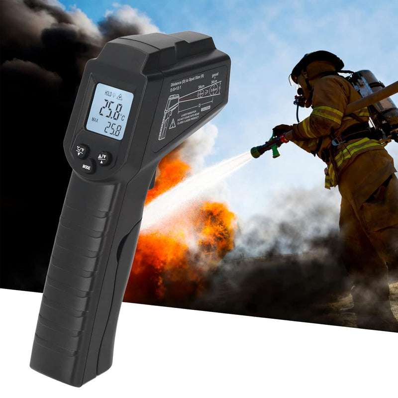 ERICKHILL Infrared Thermometer, -58°F~752°F (-50°C~400°C) Temperature Gun Non-Contact Digital Laser Thermometer with Adjustable Emissivity and Temp Alarm for Cooking Rook Repairs, Blue -50°C~400°C (-58°F~752°F)