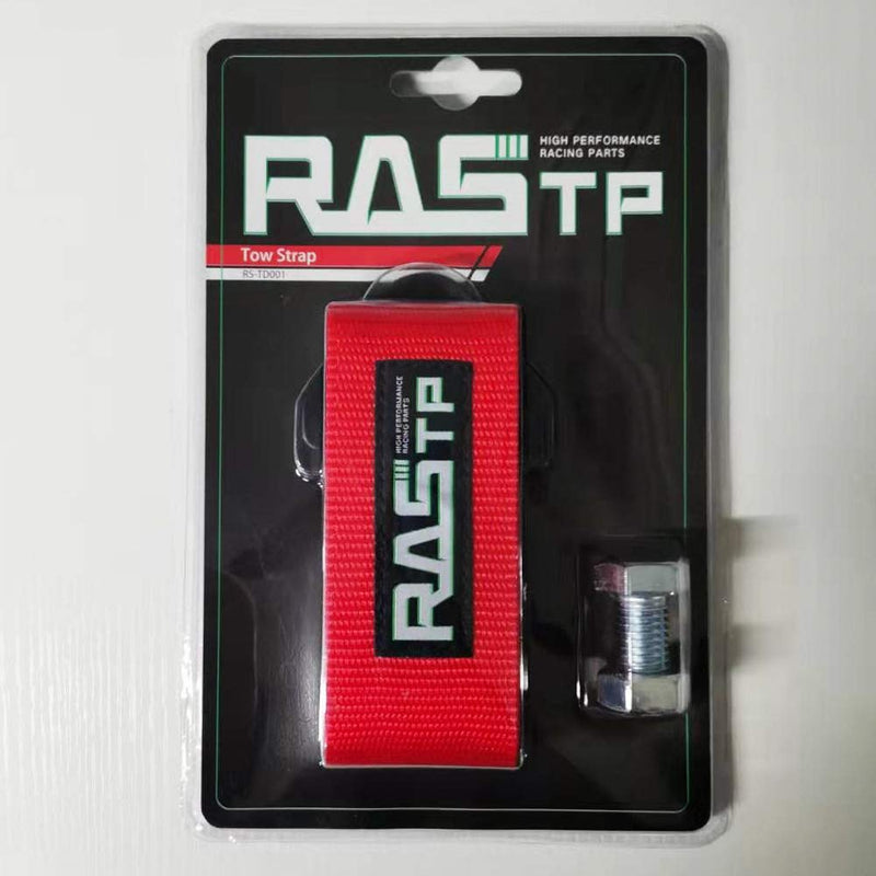 RASTP High Strength Racing Tow Strap (Red) red