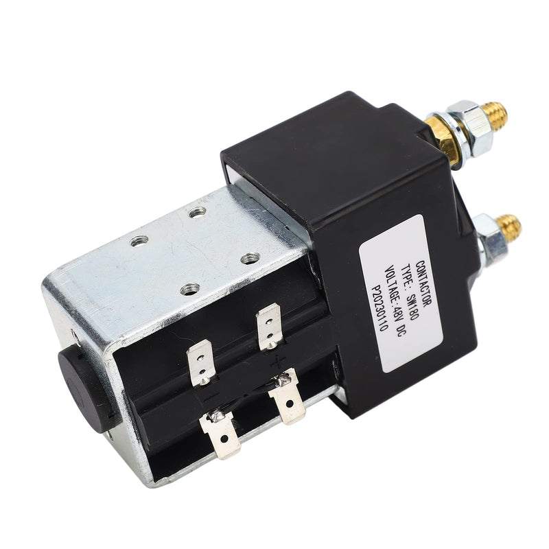 DC Contactor Solenoid 48V 200Amp, Universal Main Contactor Solenoid SW180 for Golf Cart Truck Forklift, Contactor Solenoid Heavy Duty for Golf Cart Engineering Machinery