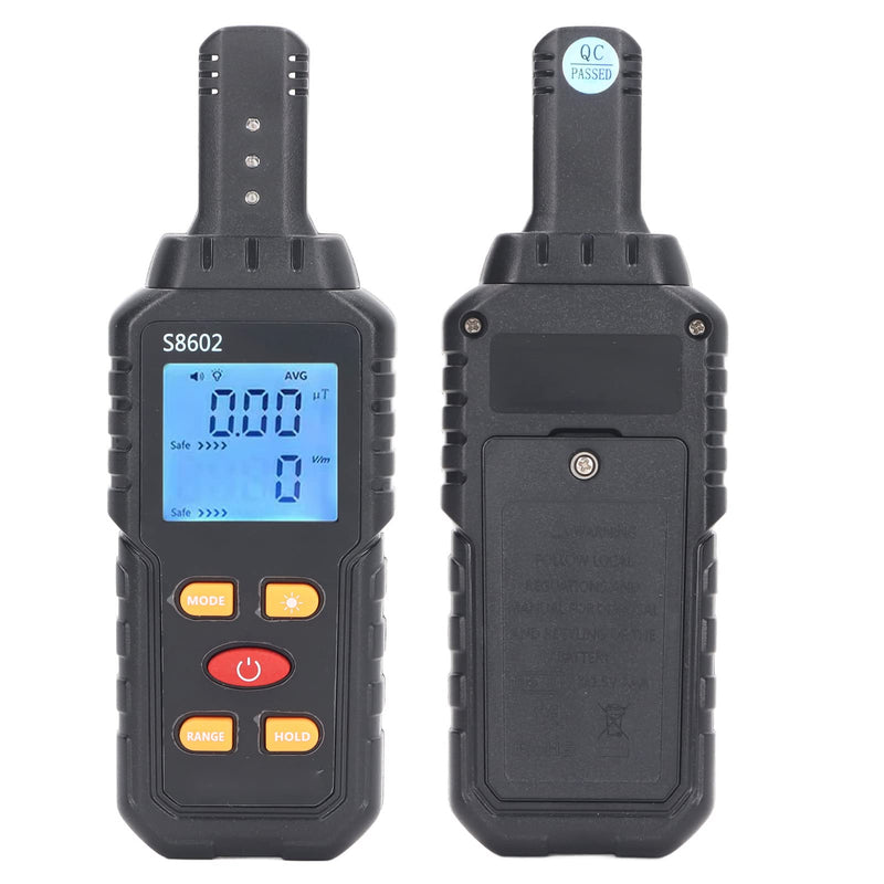 EMF Test, Electromagnetic Radiation Tester EMF Electric Magnetic Field Detector Meter 5 Hz to 3500 Hz