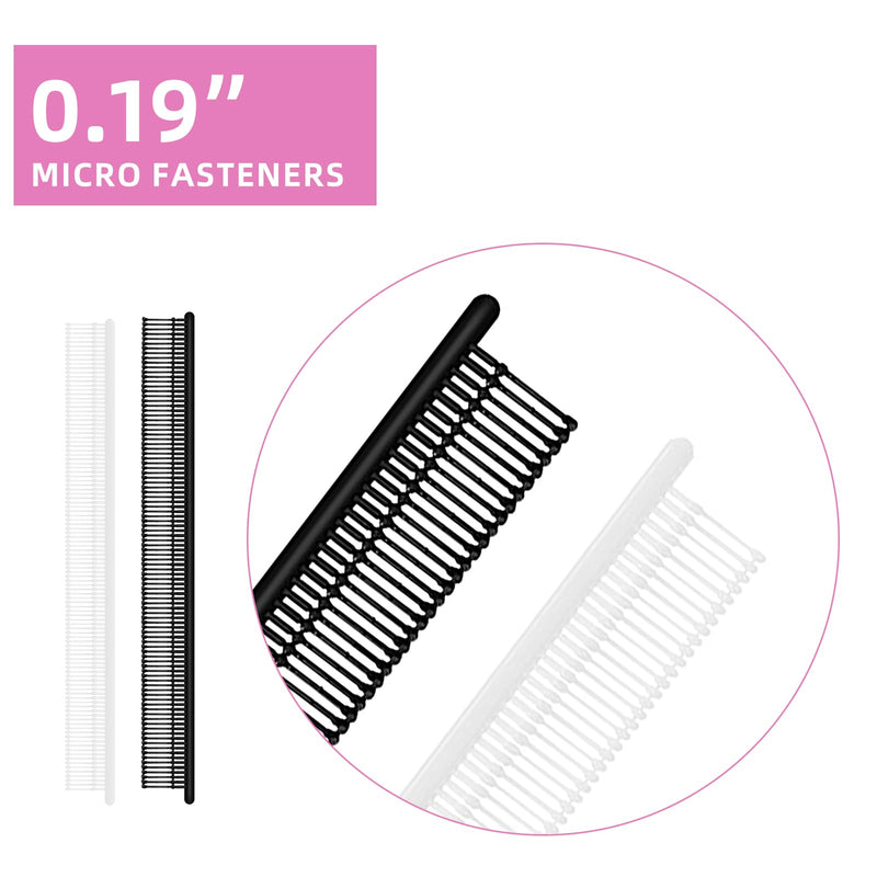 Fine Stitch Tagging Gun for Clothes, Quick Clothing Fixer for Clothing, Quilting Hemming Tools Quick Stitch Sewing Gun with 1000 Black & 1000 White Micro Fasteners Pink Kit