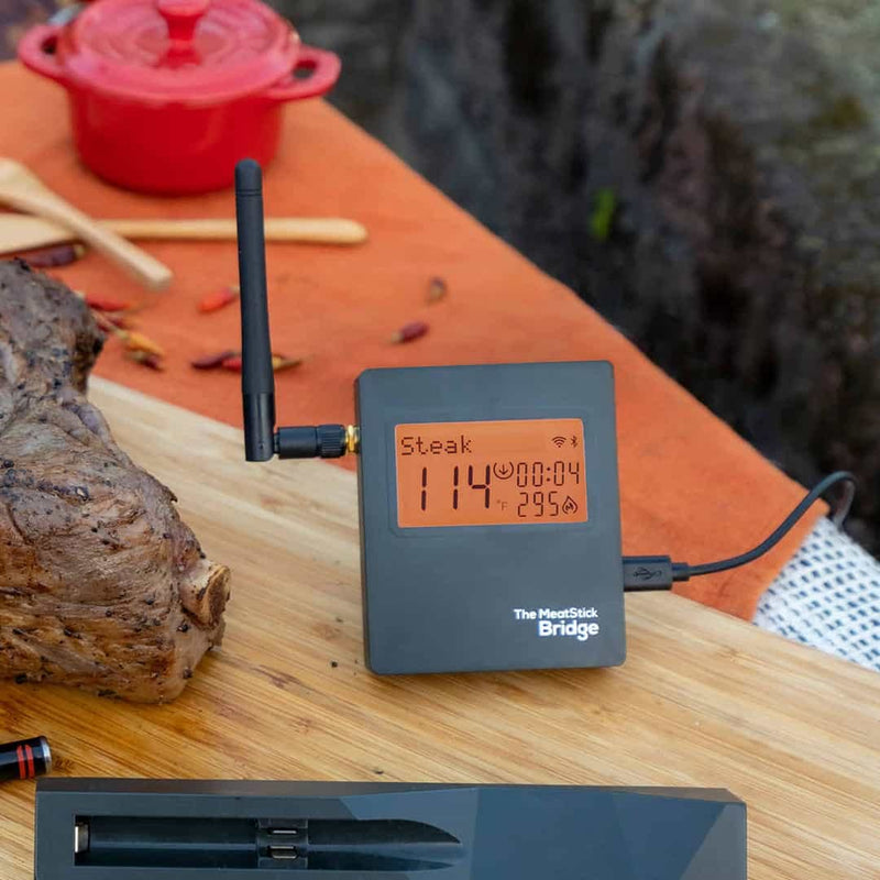 WiFi Travel Pack | WiFi Bridge + Carrying Case Pro | Unlimited Wireless Range Device and Portable Protector for All MeatStick Wireless Meat Thermometers WiFi Travel Pack