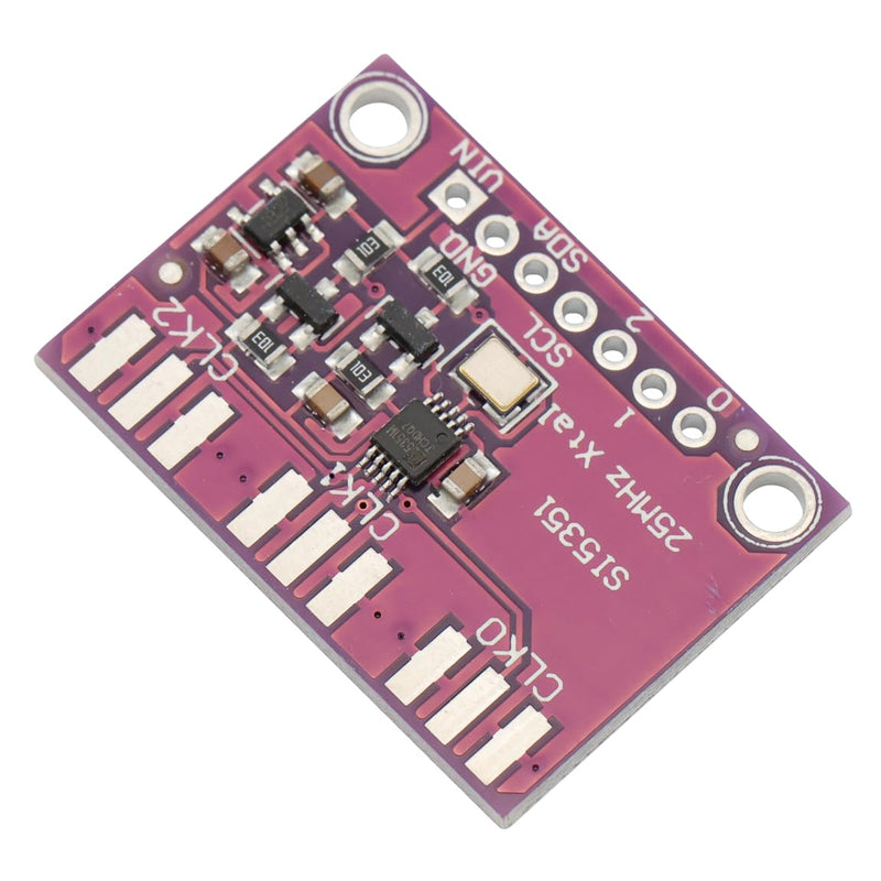 CJMCU-5351 Si5351A Clock Generator Breakout Board 3-5V DC 8KHz to 160MHz Signal Generator with High Linearity VCXO for Arduino (Pack of 2)