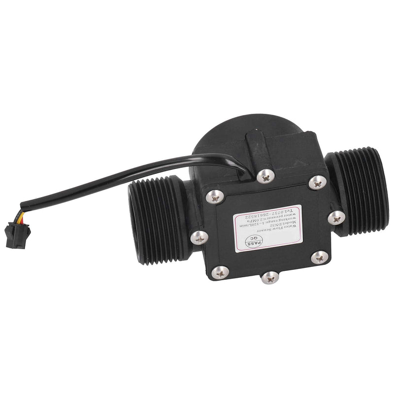 Industrial Flow Meter Pipe Water Flow Meter Meter YF-DN32 G1.25in Hall Sensor High Temperature and Pressure Resistance Industrial Pipe Flow Meter