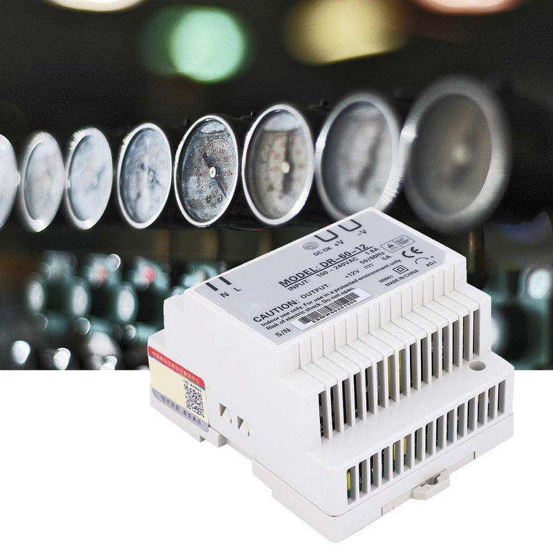 DR 60-12 AC/DC 60W 100-240V transformer DIN rail power supply industrial power supplies PWM control with one output high-precision DIN rail (DR 60-12) DR-60-12