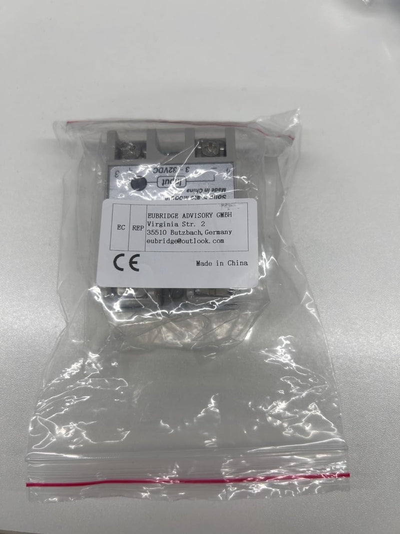 diymore 2PCS Solid State Relay Module with Plastic Cover,SSR-40DA 3-32V DC Input 24-380V AC Output 2PCS 40DA