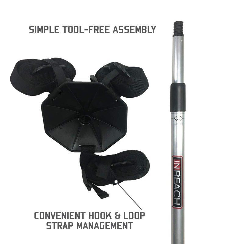 Boat Cover Support Pole, Black