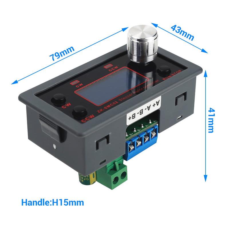 Stepper Motor Driver Controller Integrated Board Forward/Reverse Pulse Speed Angle Control Module PLC Serial Communication for NEMA 17 23 Motor DC10-30V