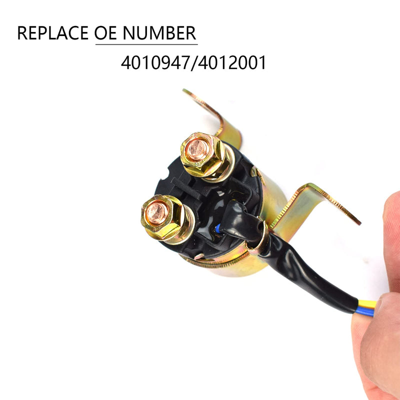 Starter Solenoid Relay Compatible with Polaris Ranger RZR Sportsman Hawkeye Trailboss 330 325 400 450 500 570 700 800 900 1000 2006-2016 Replace 4010947/4012001