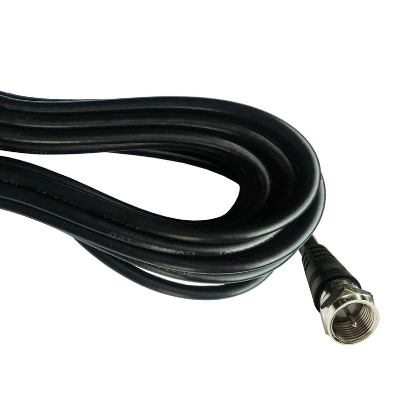 Chaowei TV Antenna Extension Coaxial Cable(15ft) with Coaxial Coupler,F Type Connector-Ideal for Digital TV Aerial, Satellite Cable Extension-15 Feet