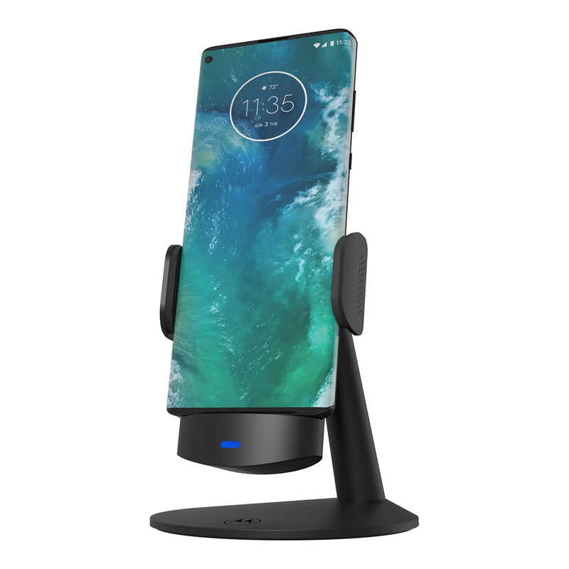 Motorola Ready for (Smart Connect) Adjustable Dock for Motorola Edge 2024, Edge Plus 2022/2023, Samsung S23, iPhone 15/15 Pro - Multimedia USB-C Adjustable Stand for Productivity, Video Calls, Gaming