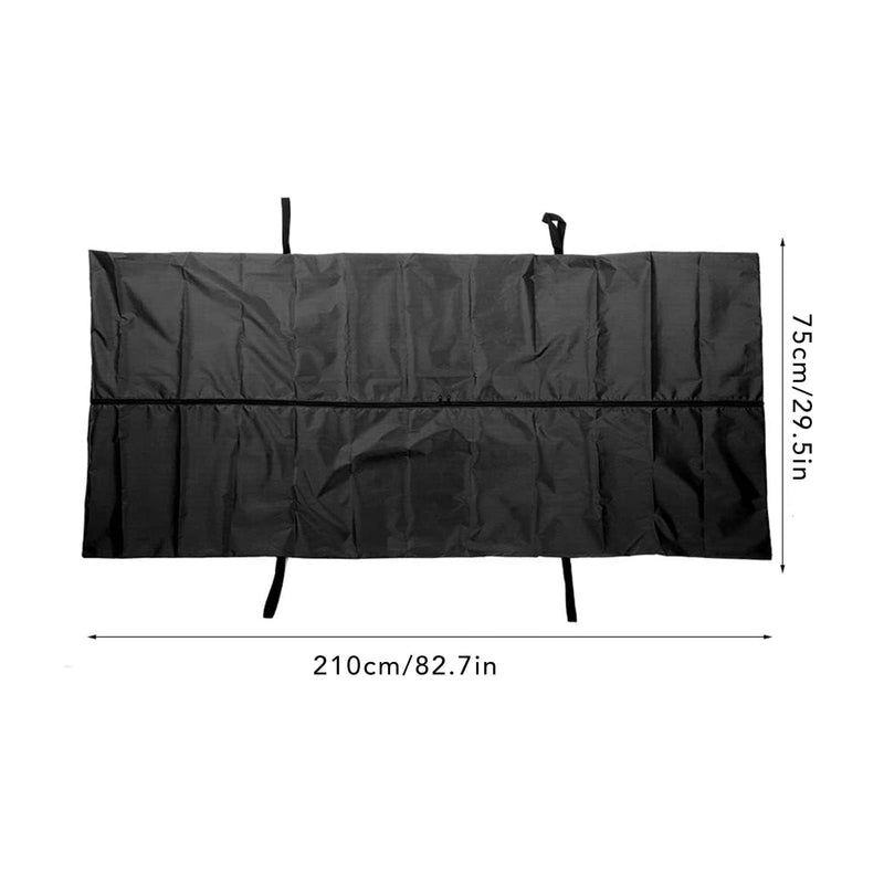 Body Bag Leak Proof Waterproof Oxford Fabric for Hospital (Black) (210 x 75 cm) 210*75CM