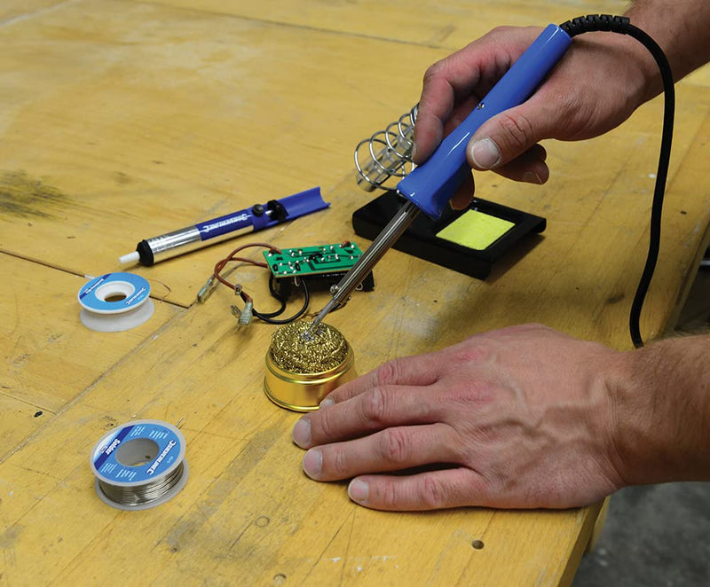 Silverline soldering tip cleaning wool with holder, 281271