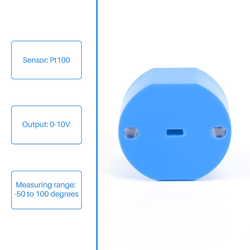 Smallterm RTD PT100 Temperature Transmitter DC24V 50~100 Degree Output 0-10V