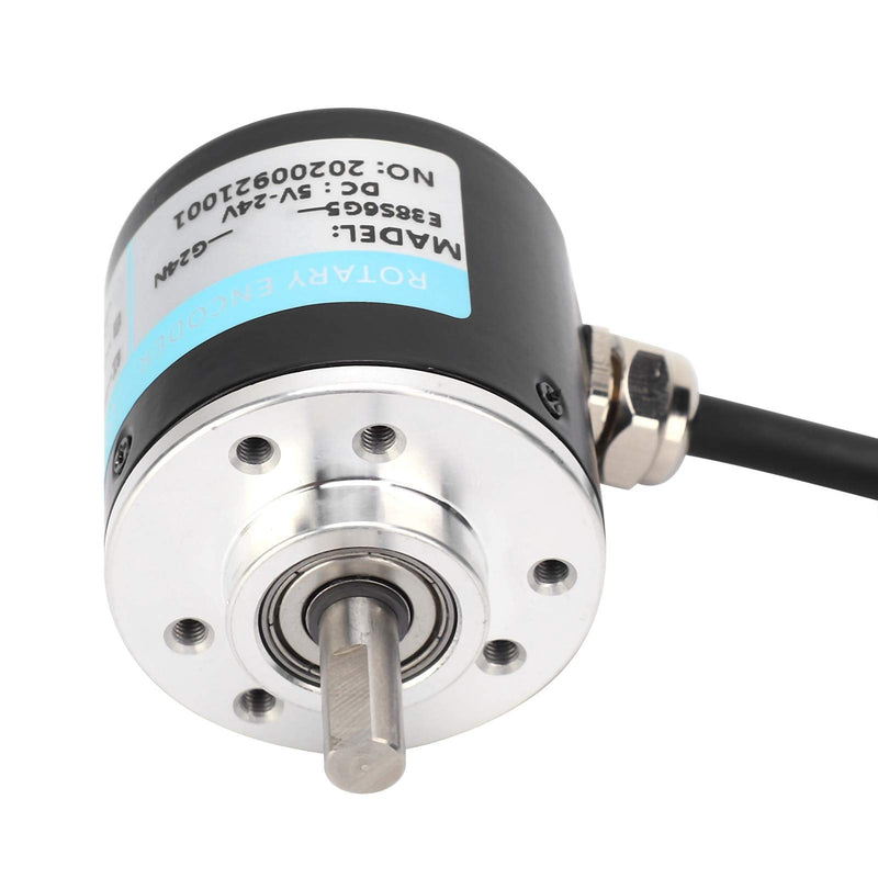 ABZ Three-Phase Encoder Photoelectric Encoder DC 5-24V 3000-6000RPM Full Wave Encoder for Auto Engineering(600HZ),Encoder 600HZ