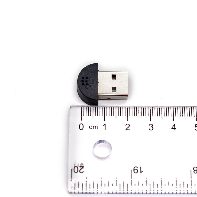 Youmi Mini USB 2.0 Microphone Mic for Laptop/Desktop PCS - Skype/Voice Recognition Software Driver-Free Audio Receiver Adapter for MSN PC Notebook
