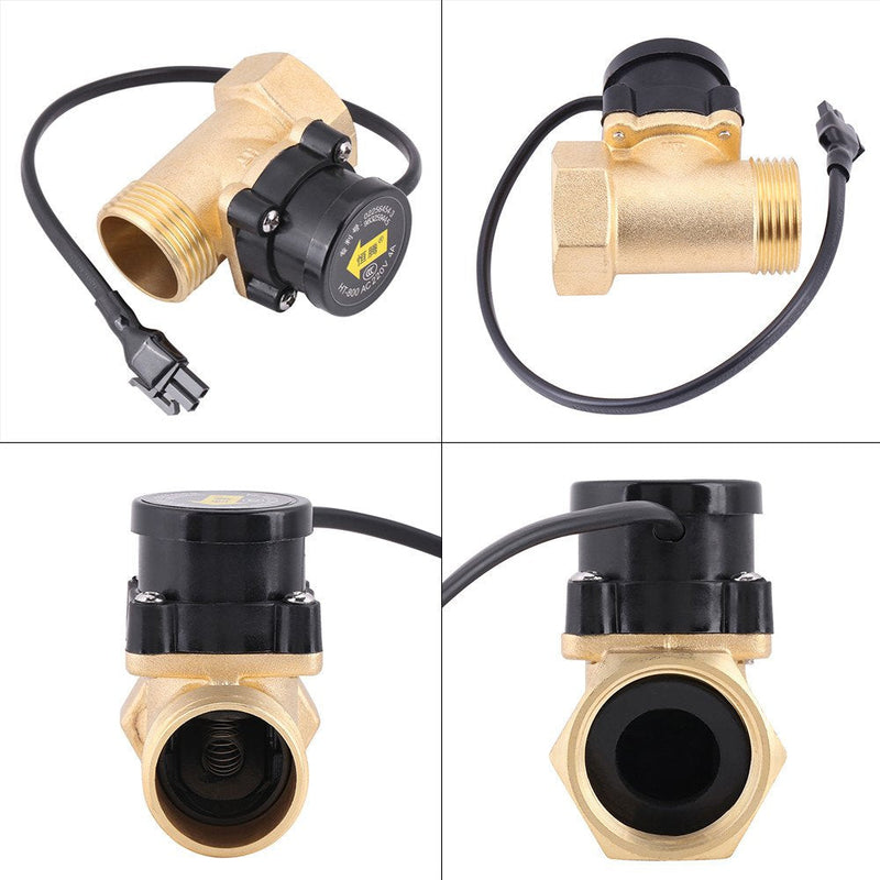 Water Flow Switch HT-800 220V G1 Thread Water Pump Flow Sensor Magnetic Automatic Switch