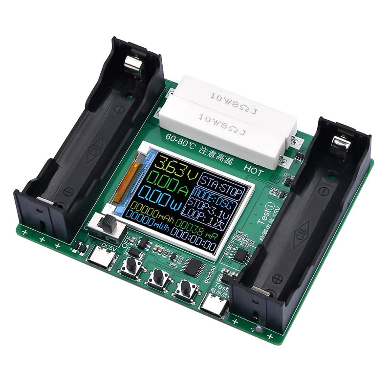 DollaTek 18650 LCD Display Battery Capacity Tester Module Type-C Port Tester