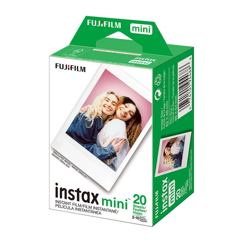 Fujifilm Instax Mini Instant Film, 2 x 10 Shoots X 2Pack (Total 40 Shoots) Value Set