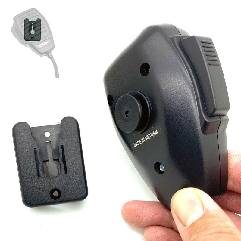 Universal Ham CB Radio Microphone Mic Hanger Holder Air Vent Mount for Motorola Anytone Baofeng Icom Kenwood Yaesu HT Microphone (MIC Mount)