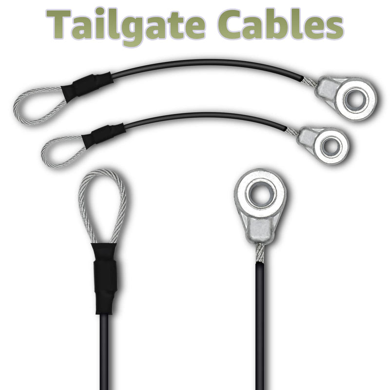 M159508 Tailgate Cable for John Deere Gators Utility Vehicle M TE TH TX XUV TH 6x4 HPX615E HPX815E XUV865R XUV825E (2pcs)