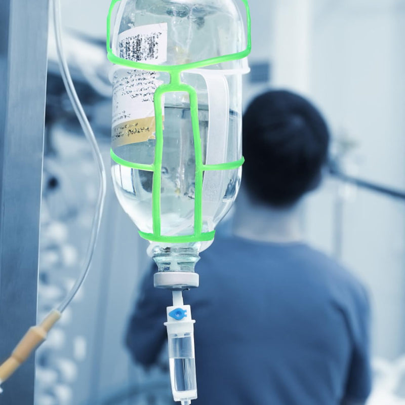 Healvian Hanging Net for Infusion Bottles, Pack of 15 Bottle Sleeves for Saline Solution Infusions Hanging Net 14.8 x 11 x 7 cm for Hospital and Home Care