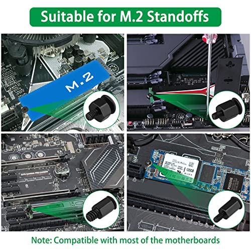 1500PCS Hex Socket Head Cap Screws Nuts and Washers Assortment, M2 M3 M4 M5 M6 and 633pcs Laptop Screws, M.2 NVMe SSD Mounting Screw Kit, M2 M2.5 M3