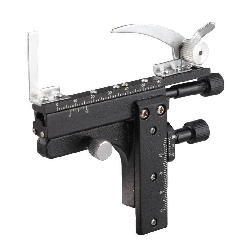 Professional Clip-on Mechanical XY Movable Stage Caliper with Scale for Microscope (for Microscope Measurement)