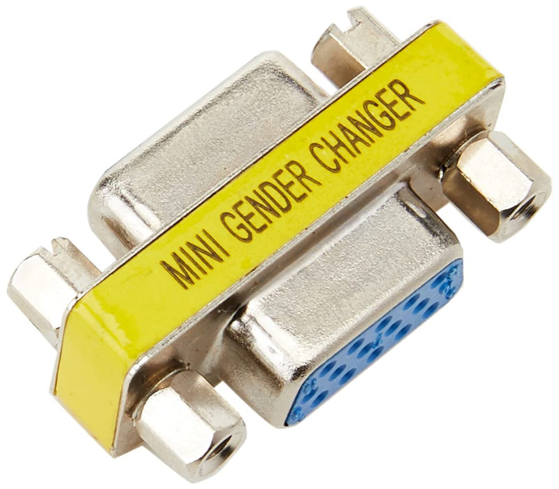 StarTech.com Slimline VGA HD15 Gender Changer - F/F - HD15 gender changer - VGA coupler - VGA gender changer (GC15HSF)
