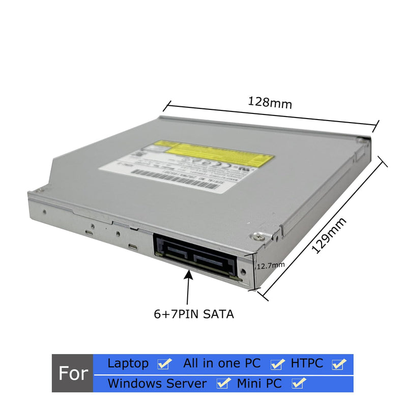 UJ-260 UJ260 6X Blu-RAY BD-RE DVD Rewriter Internal 12.7mm Sata Laptop Drive with Bezel for Dell Optiplex 7020 3060 3050 and for HP Pavilion dv4 dv5 dv6 dv7 dv8