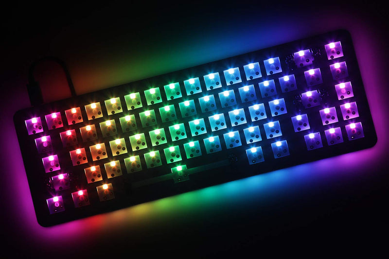 DROP ALT Mechanical Keyboard — 65% (67 Key) Gaming Keyboard, Hot-Swap Switches, Programmable Macros, RGB LED Backlighting, USB-C, Doubleshot PBT, Aluminum Frame (Barebones, Gray) Barebones Space Gray