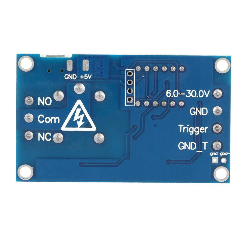 DC 5-30V LED Display Delay On/Off Relay Module Trigger Cycle Delay Timer Switch Supports Micro USB 5.0V Power Supply