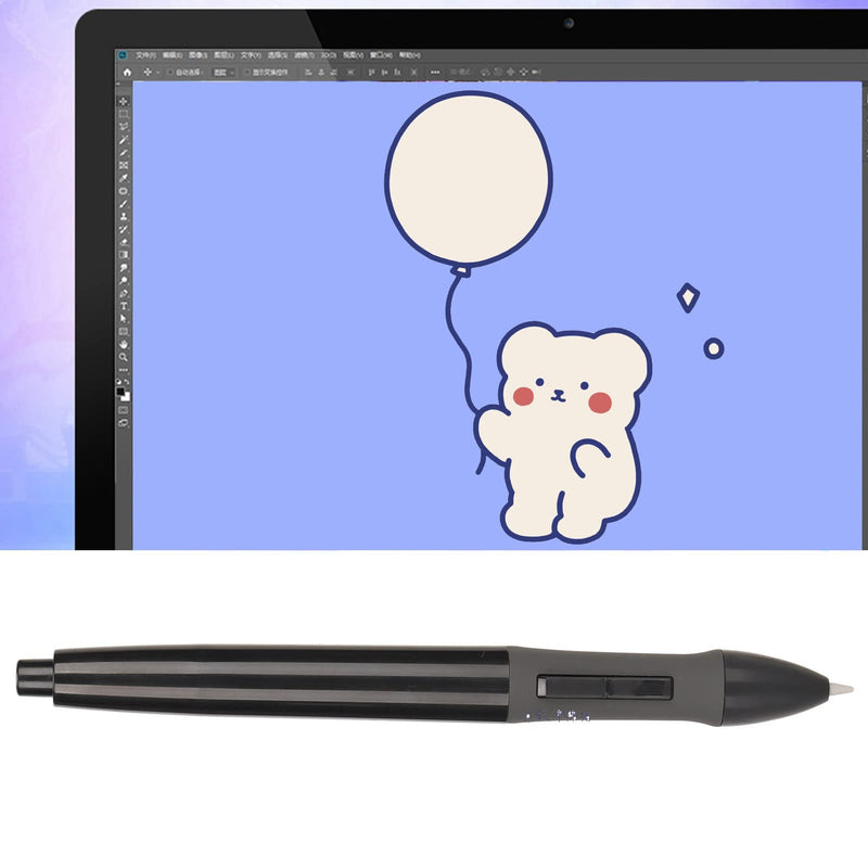 Yoidesu Pen, PEN68D Drawing Tablet Pen 8192 Level Pressure Battery Pen for Huion Graphics Tablet GT‑191/GT‑221 PRO/GT‑156HD V2/GT‑220 V2