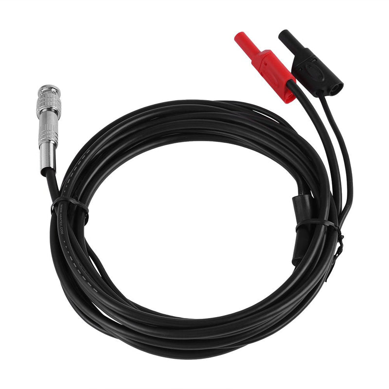 Test leads, banana head adapter cable, HT30A high performance car test cable BNC to banana head adapter cable for automotive measuring device length 3 meters input resistance 50 Ω